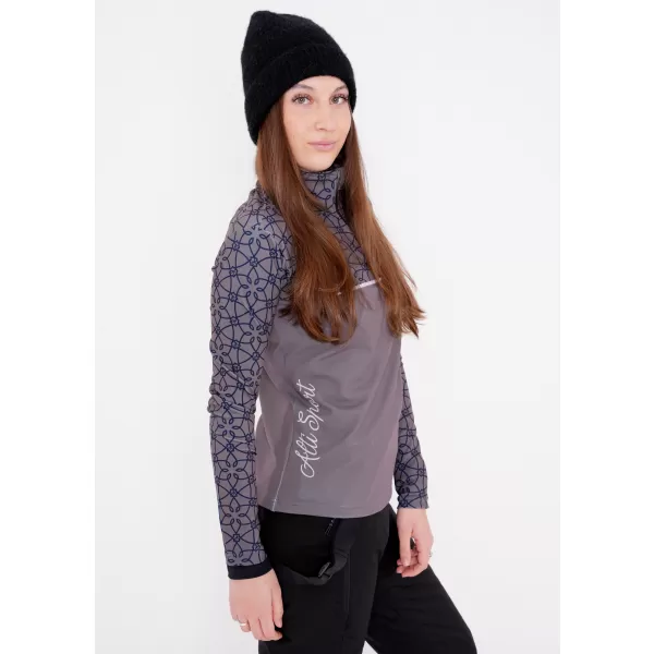  Premium cu hanoracte termo funcțional pentru femei ALTISPORT VOJ/ALW053TER03 GRI 