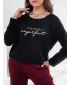 Cămaşă DSTREET VIVILINES RY2692 NEGRU