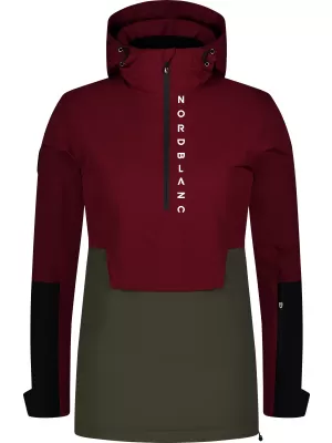 Anorac de damă NORDBLANC WINTERFUN NBWJL8130 BURGUNDIA