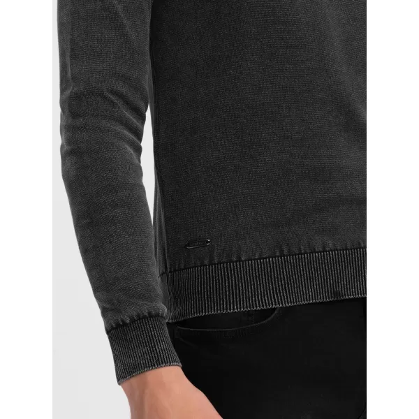  Pulover pentru bărbați OMBRE OM-SWOS-0108 NEGRU 