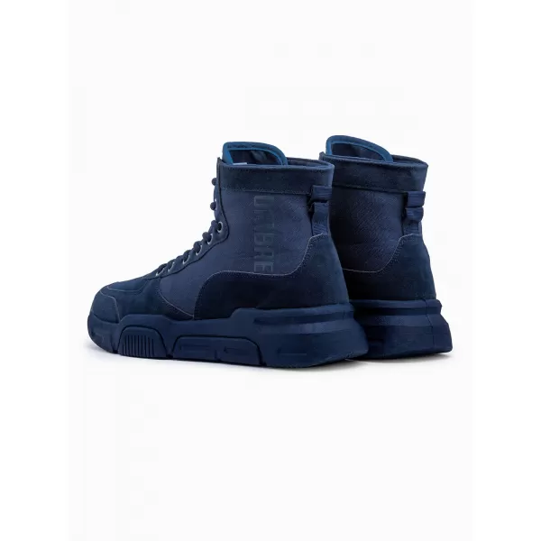  Pantofi pentru bărbați OMBRE OM-FOBO-0122 ALBASTRU MARIN 