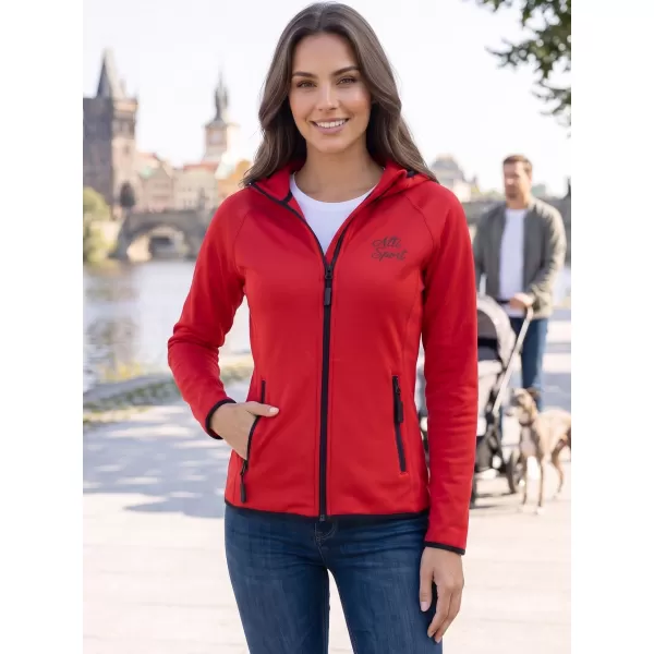  Hanorac sport funcțional de damă ALTISPORT ALW056418 ROŞU 