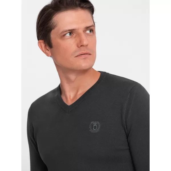  Pulover pentru bărbați OMBRE OM-SWBS-0107 GRAFIT 