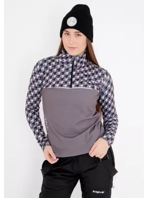 Premium cu hanoracte termo funcțional pentru femei ALTISPORT VOJ/ALW048TER03 GRI