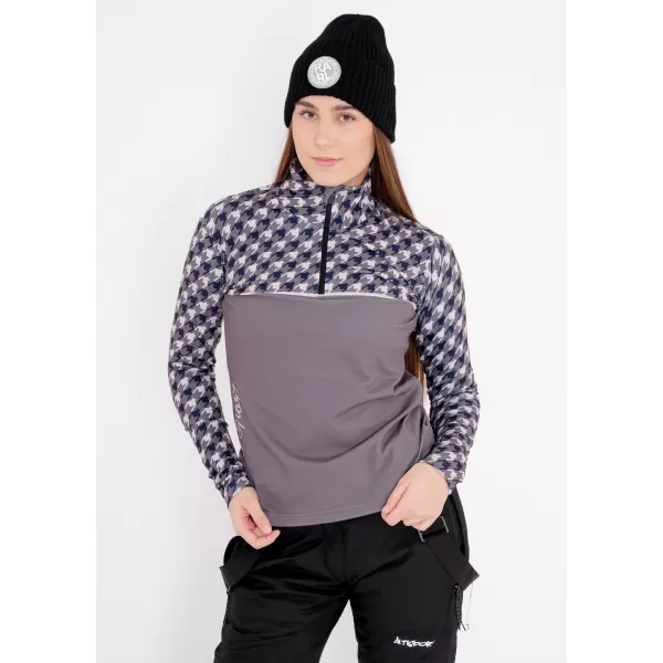  Premium cu hanoracte termo funcțional pentru femei ALTISPORT VOJ/ALW048TER03 GRI 