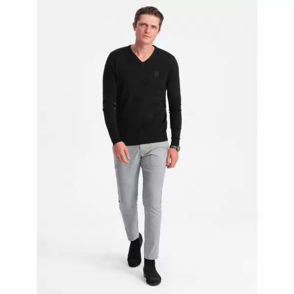  Pulover pentru bărbați OMBRE OM-SWBS-0107 NEGRU 