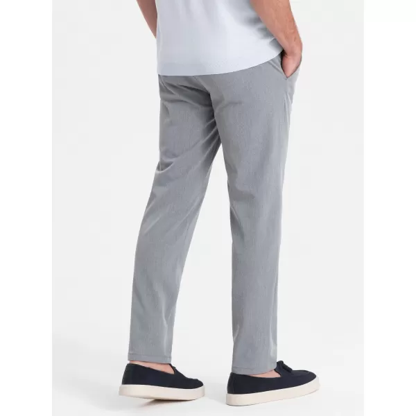  Pantaloni OMBRE OM-PACP-0191 GRI DESCHIS 