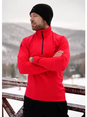 Premium cu hanorac termo funcțional pentru bărbați ALTISPORT VOJ/ALM000TER03 ROŞU