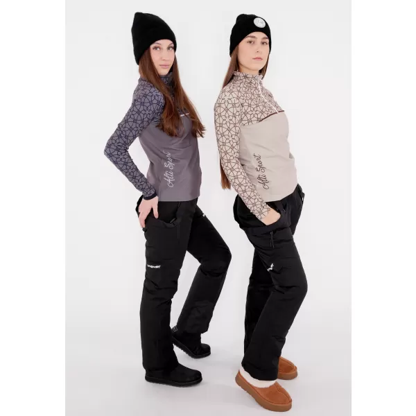  Premium cu hanoracte termo funcțional pentru femei ALTISPORT VOJ/ALW053TER03 MARO 