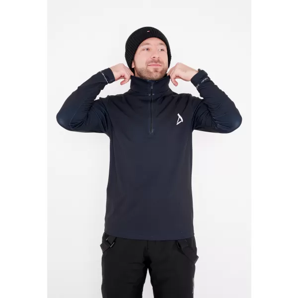  Premium cu hanorac termo funcțional pentru bărbați ALTISPORT VOJ/ALM000TER03 NEGRU 