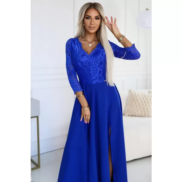  Rochie NUMOCO AMBER 309-12 ALBASTRU 