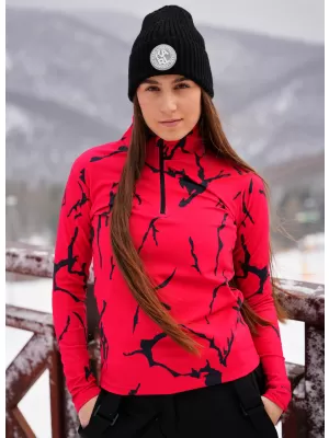 Premium cu hanoracte termo funcțional pentru femei ALTISPORT VOJ/ALW052TER03 ROŞU