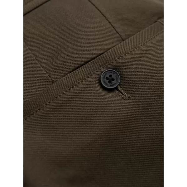  Pantaloni OMBRE OM-PACP-0190 VERDE MĂSLIN ÎNCHIS 