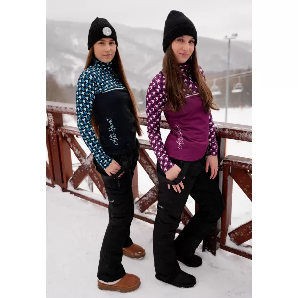  Premium cu hanoracte termo funcțional pentru femei ALTISPORT VOJ/ALW048TER03 VIOLET 