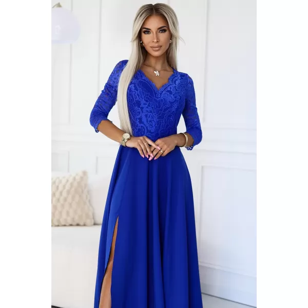  Rochie NUMOCO AMBER 309-12 ALBASTRU 