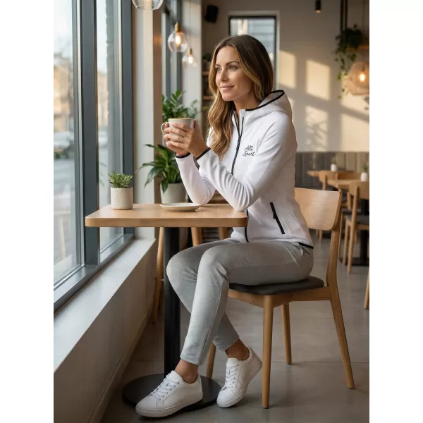  Hanorac sport funcțional de damă ALTISPORT ALW056418 ALB 