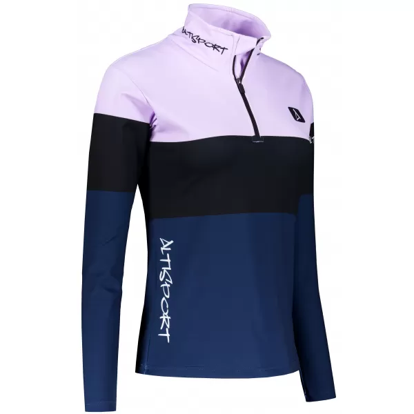  Premium cu hanoracte termo funcțional pentru femei ALTISPORT VOJ/ALW051TER03 VIOLET/ALBASTRU 