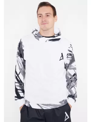 Hanorac funcțional premium pentru bărbați ALTISPORT VOJ/ALM039MI01 ALB