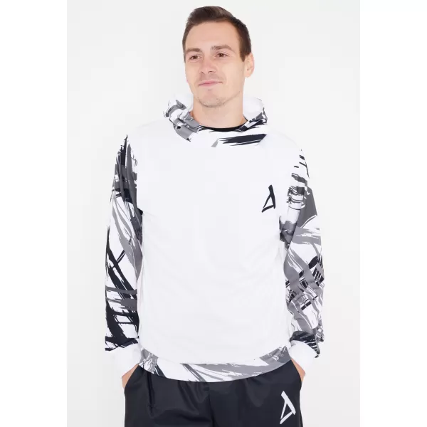  Hanorac funcțional premium pentru bărbați ALTISPORT VOJ/ALM039MI01 ALB 