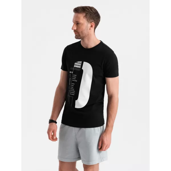  Cămaşă OMBRE OM-TSPT-0166 NEGRU 