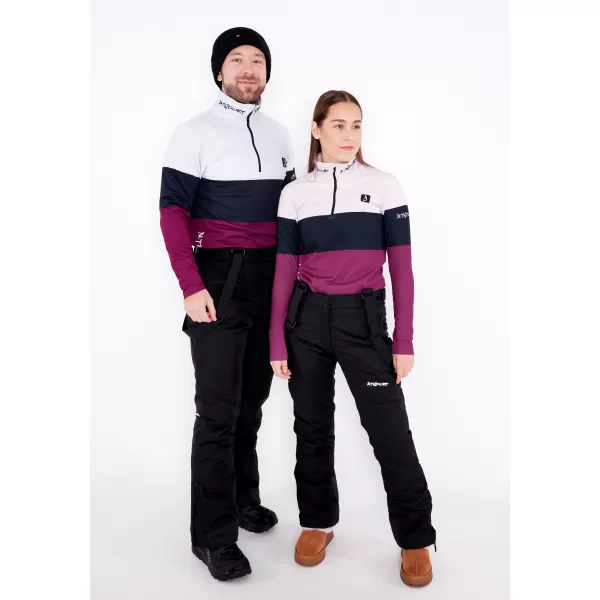  Premium cu hanorac termo funcțional pentru bărbați ALTISPORT VOJ/ALM051TER03 BURGUNDIA 