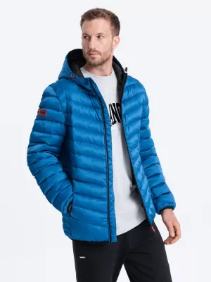 Sacou OMBRE OM-JALP-0121 ALBASTRU INTENS