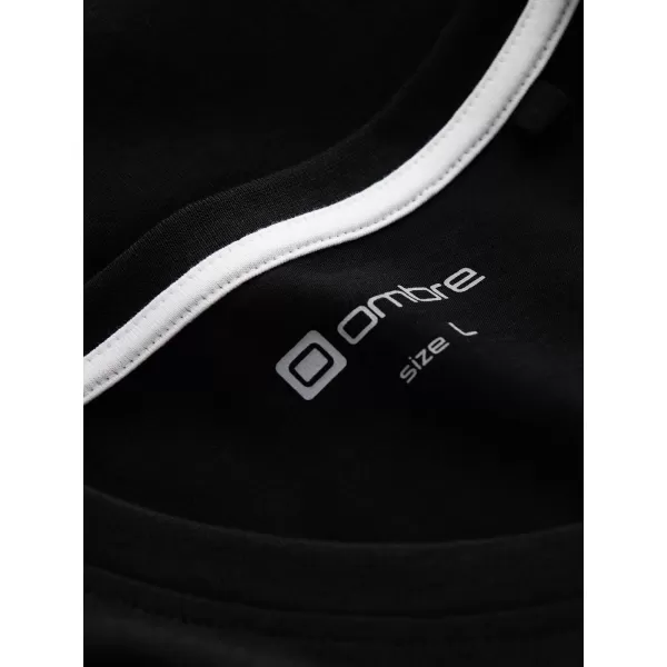  Cămaşă OMBRE OM-TSCT-0106 NEGRU 