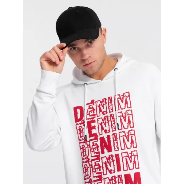  Panoul pentru bărbați OMBRE OM-SSPS-0158 ALB 