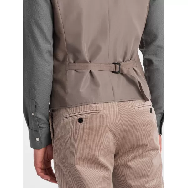  Vestă OMBRE OM-BLZV-0112 BEJ 
