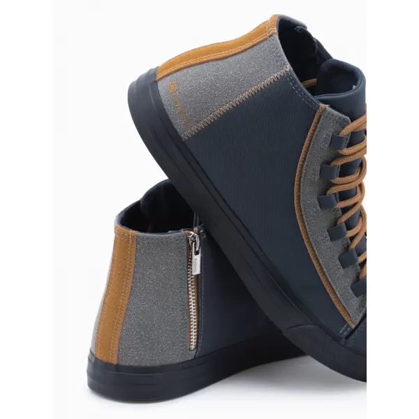  Pantofi pentru bărbați OMBRE OM-FOTH-0140 ALBASTRU MARIN 