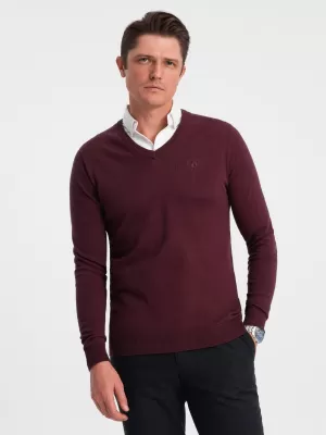 Pulover pentru bărbați OMBRE OM-SWSW-0102 MARO