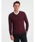 Pulover pentru bărbați OMBRE OM-SWSW-0102 MARO