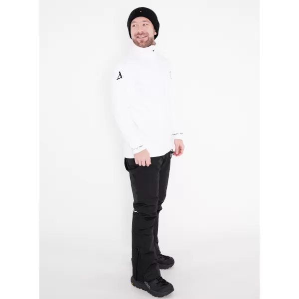  Premium cu hanorac termo funcțional pentru bărbați ALTISPORT VOJ/ALM000TER03 ALB 