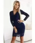 Rochie NUMOCO 170-15 ALBASTRU ÎNCHIS