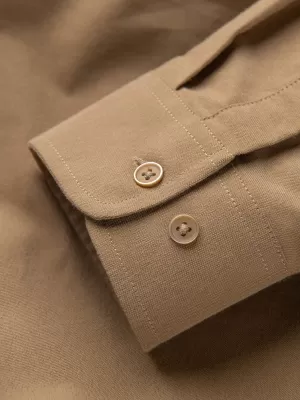 Cămaşă OMBRE OM-SHOS-0153 MARO DESCHIS