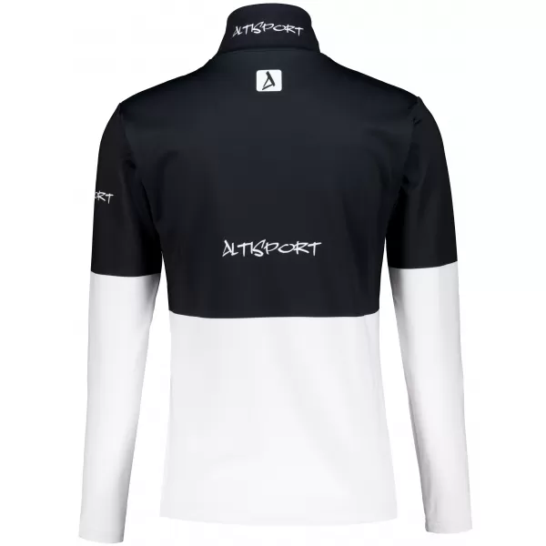  Premium cu hanoracte termo funcțional pentru femei ALTISPORT VOJ/ALW051TER03 ALB -NEGRU 