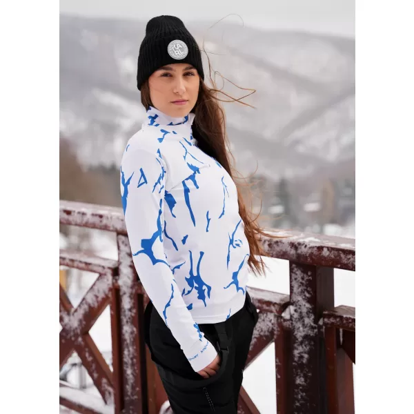  Premium cu hanoracte termo funcțional pentru femei ALTISPORT VOJ/ALW052TER03 ALB 