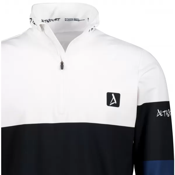  Premium cu hanorac termo funcțional pentru bărbați ALTISPORT VOJ/ALM051TER03 ALB -BLUE 