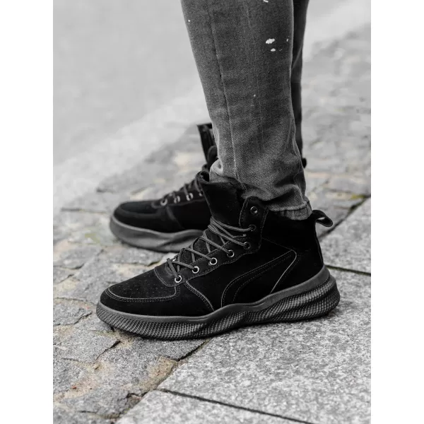  Pantofi pentru bărbați OMBRE T380 NEGRU 