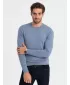 Pulover pentru bărbați OMBRE OM-SWBS-0106 ALBASTRU DESCHIS