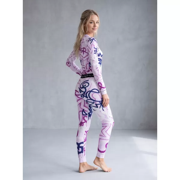  Premium funcțional de pantaloni termi funcționali pentru femei ALTISPORT VOJ/ALW054TER02 VIOLET 