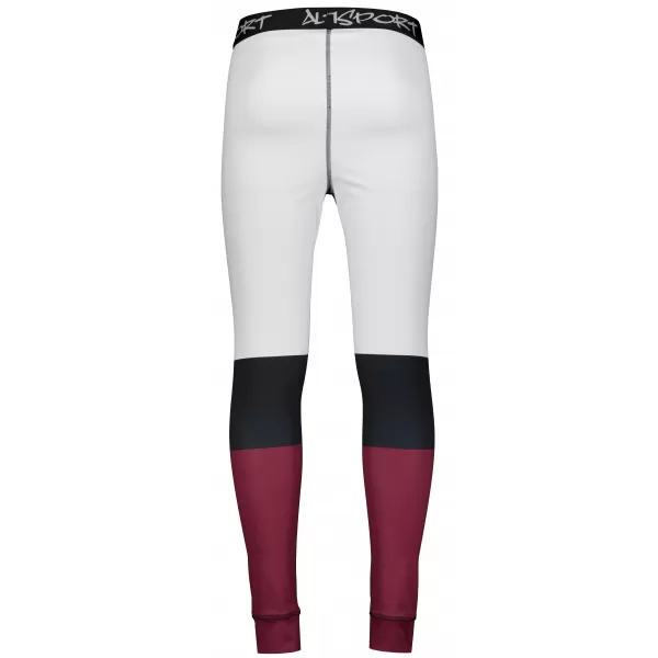  Premium funcțional pentru pantaloni termo funcționali pentru bărbați ALTISPORT VOJ/ALM051TER02 BURGUNDIA 