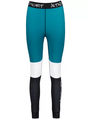 Premium funcțional de pantaloni termi funcționali pentru femei ALTISPORT VOJ/ALW051TER02 KEROSEN/NEGRU