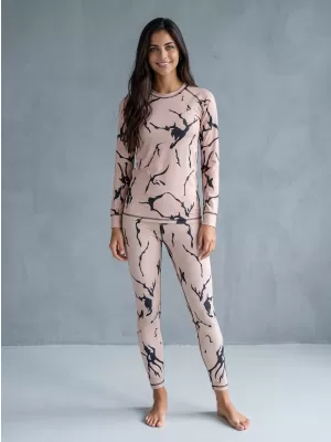 Premium funcțional de pantaloni termi funcționali pentru femei ALTISPORT VOJ/ALW052TER02 MARO