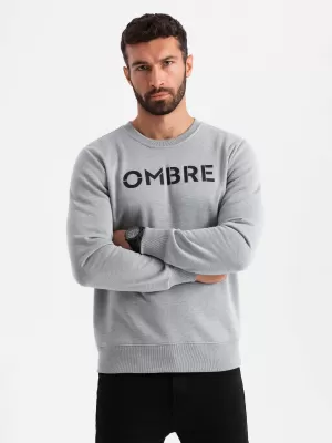 Panoul pentru bărbați OMBRE OM-SSPS-0181 MELANGE GRI