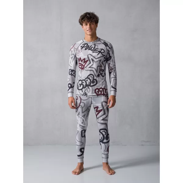  Tricou funcțional pentru bărbați cu mânecă lungă premium ALTISPORT VOJ/ALM054TER01 GRI ÎNCHIS 