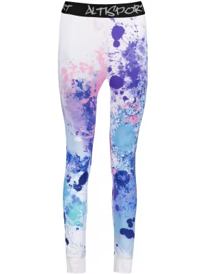 Premium funcțional de pantaloni termi funcționali pentru femei ALTISPORT VOJ/ALW055TER02 PURPURIU-ALBASTRU
