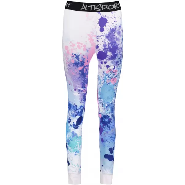  Premium funcțional de pantaloni termi funcționali pentru femei ALTISPORT VOJ/ALW055TER02 PURPURIU-ALBASTRU 