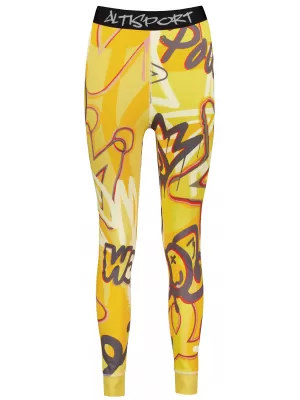 Premium funcțional de pantaloni termi funcționali pentru femei ALTISPORT VOJ/ALW054TER02 CHIHLIMBAR