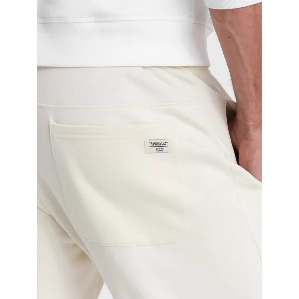  Piese pentru bărbați OMBRE OM-PABS-0173 CREMĂ 